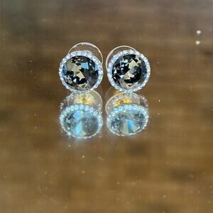 Black Colored Stud Earrings